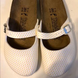 Birkenstock Maria clogs sz 41 US 10 11 polka dots